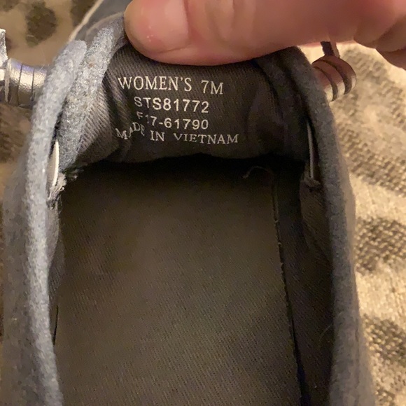 Sperry Grey Flannel Sneaks, 7 - Picture 8 of 9